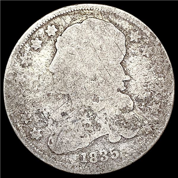 1835 Capped Bust Quarter NICELY CIRCULATED