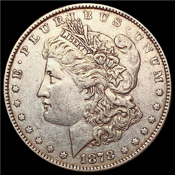 1878 8TF Morgan Silver Dollar NEARLY UNCIRCULATED