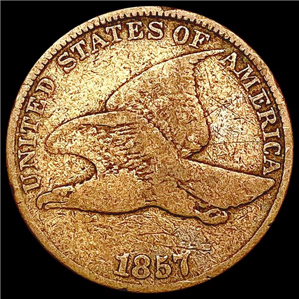 1857 Flying Eagle Cent NICELY CIRCULATED