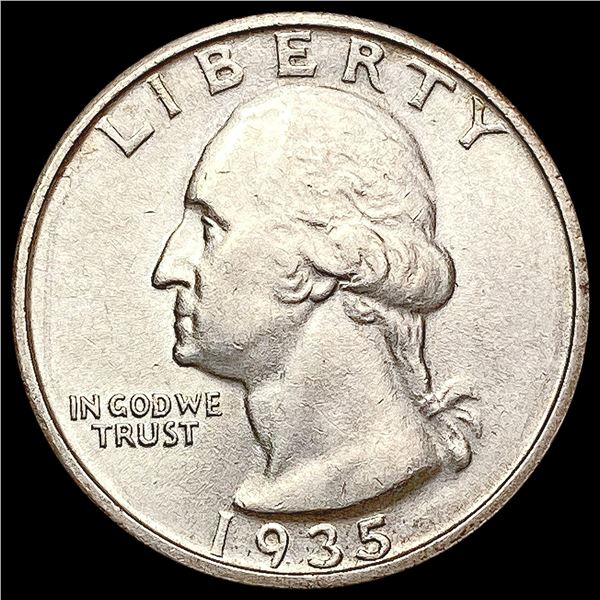 1935-D Washington Silver Quarter CHOICE AU