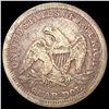 Image 2 : 1854 Arr. Seated Liberty Quarter NICELY CIRCULATED
