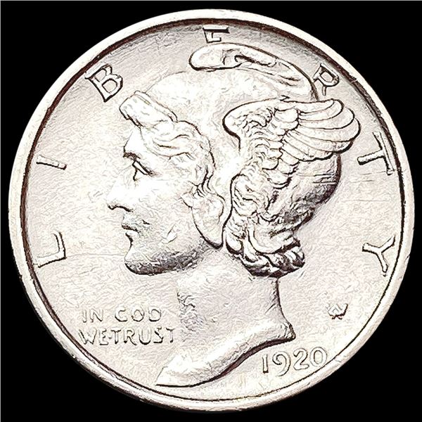 1920-S Mercury Dime CHOICE AU