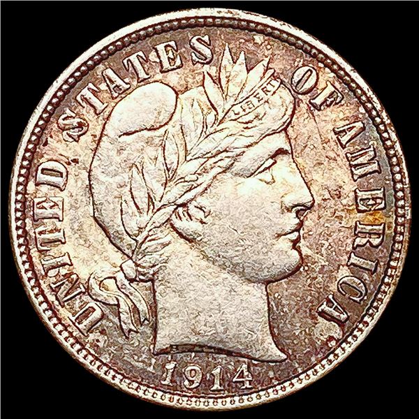 1914-D Barber Dime UNCIRCULATED