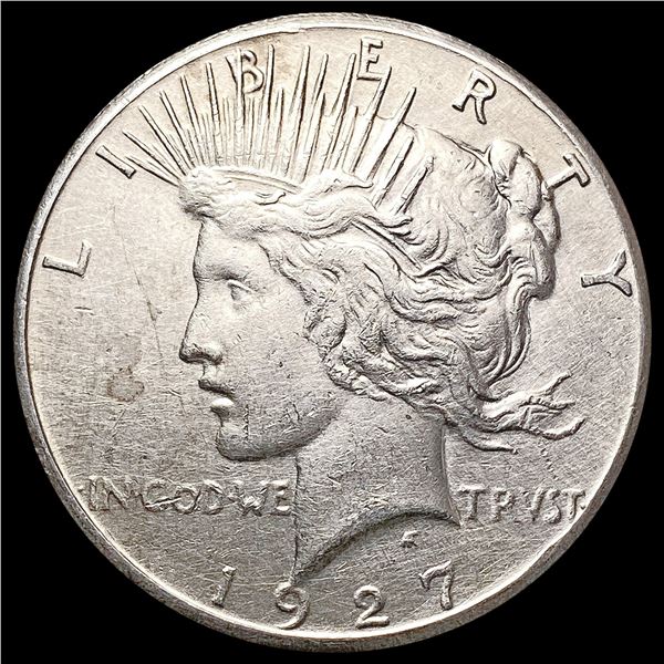 1927 Silver Peace Dollar CLOSELY UNCIRCULATED