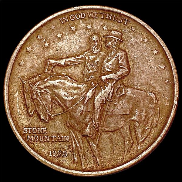 1925 Stone Mountain Half Dollar LIGHTLY CIRCULATED
