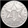 Image 1 : 1858 Silver Three Cent CLOSELY UNCIRCULATED