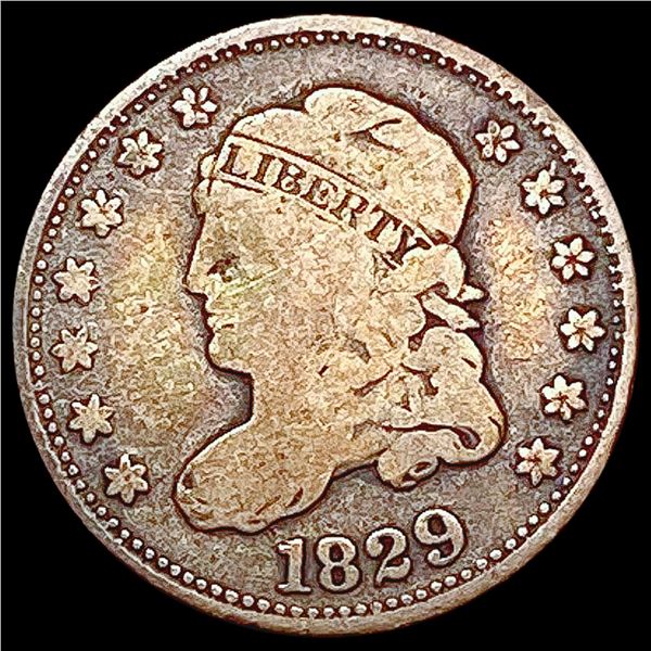 1829 Capped Bust Half Dime NICELY CIRCULATED