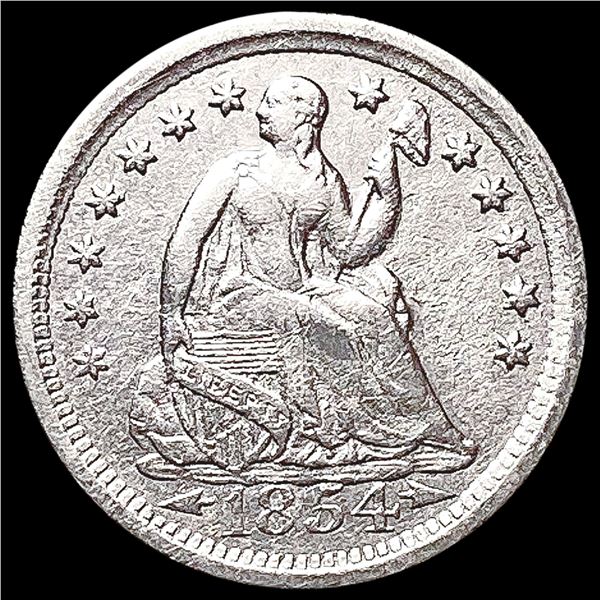 1854-O Seated Liberty Half Dime UNCIRCULATED
