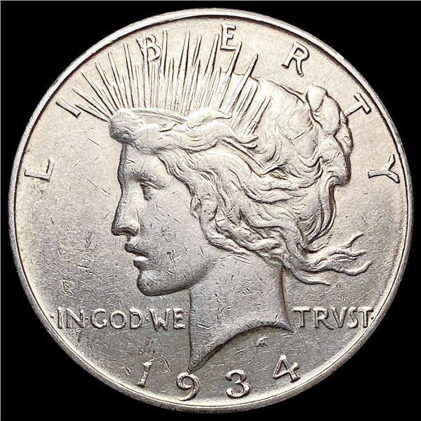1934-D Silver Peace Dollar CLOSELY UNCIRCULATED