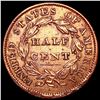 Image 2 : 1834 Classic Head Half Cent CLOSELY UNCIRCULATED