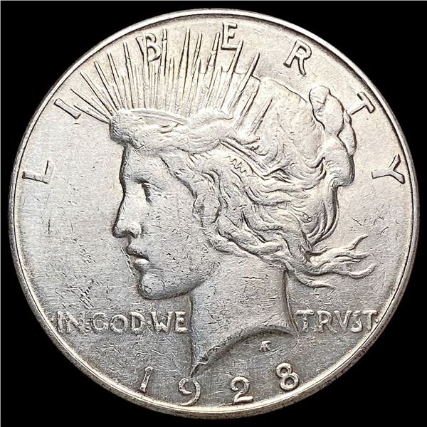 1928-S Silver Peace Dollar CLOSELY UNCIRCULATED