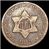 Image 1 : 1852 Silver Three Cent NICELY CIRCULATED