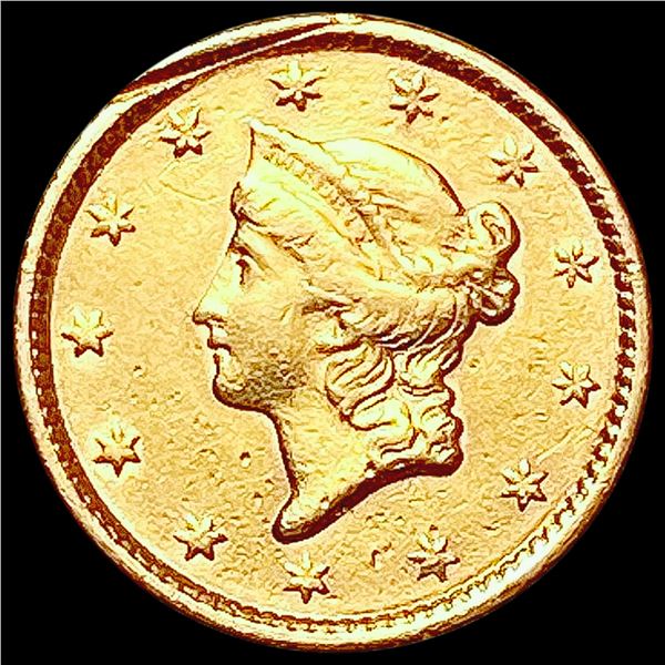 1852 Rare Gold Dollar NEARLY UNCIRCULATED