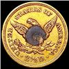 Image 2 : 1857 $2.50 Gold Quarter Eagle UNCIRCULATED
