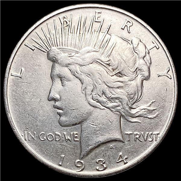 1934-D Silver Peace Dollar CLOSELY UNCIRCULATED
