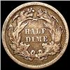 Image 2 : 1872 Seated Liberty Half Dime NICELY CIRCULATED