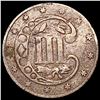 Image 2 : 1862 Silver Three Cent NICELY CIRCULATED