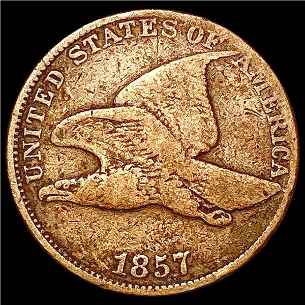 1857 Flying Eagle Cent NICELY CIRCULATED