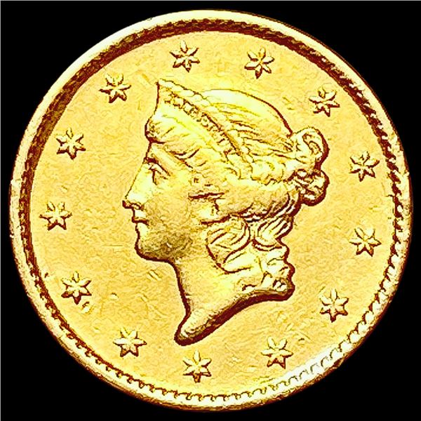 1851 Rare Gold Dollar NEARLY UNCIRCULATED