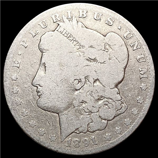 1891-CC Morgan Silver Dollar NICELY CIRCULATED