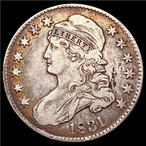 1831 Capped Bust Half Dollar LIGHTLY CIRCULATED