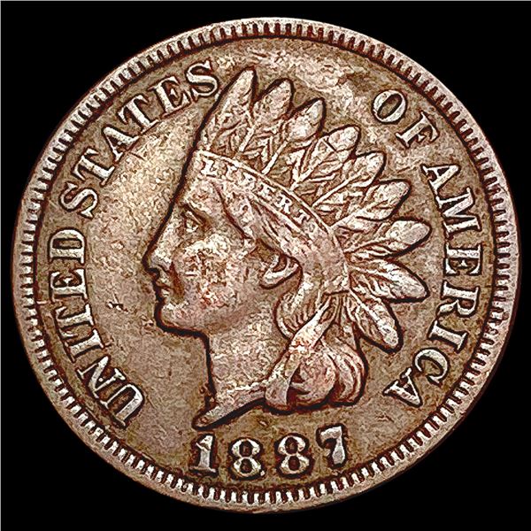 1887 Indian Head Cent CLOSELY UNCIRCULATED