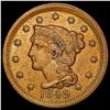 Image 1 : 1849 Braided Hair Large Cent CLOSELY UNCIRCULATED