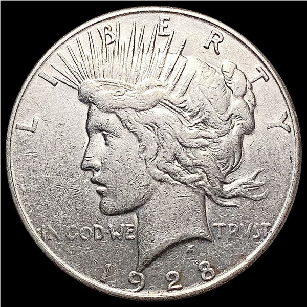 1928-S Silver Peace Dollar CLOSELY UNCIRCULATED