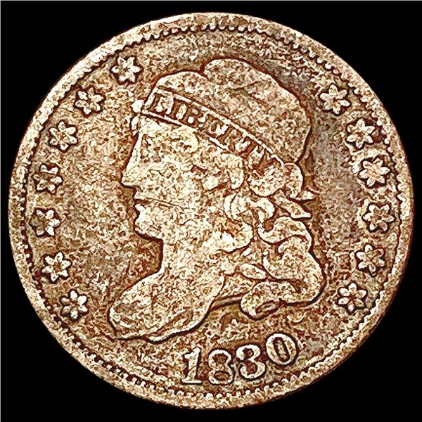 1830 Capped Bust Half Dime NICELY CIRCULATED
