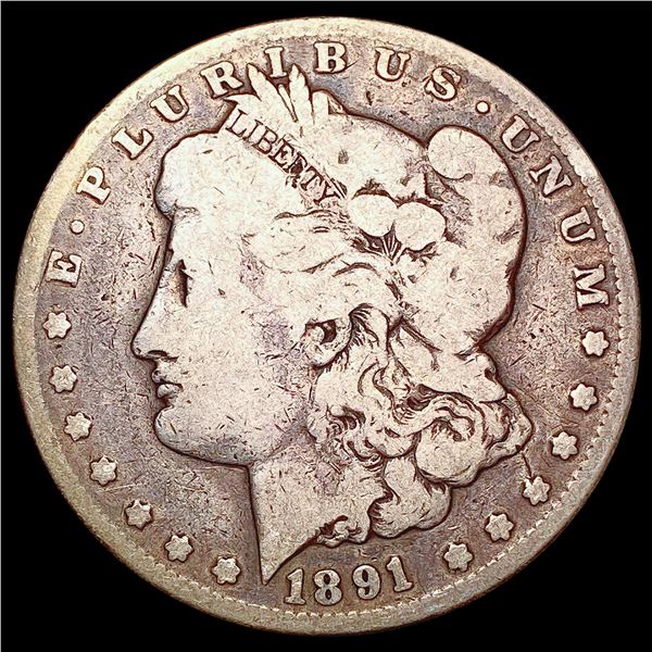 1891-CC Morgan Silver Dollar NICELY CIRCULATED