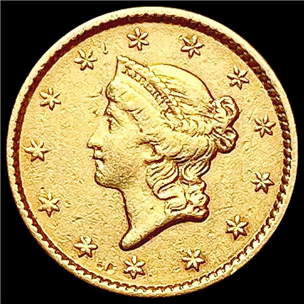 1852 Rare Gold Dollar NEARLY UNCIRCULATED