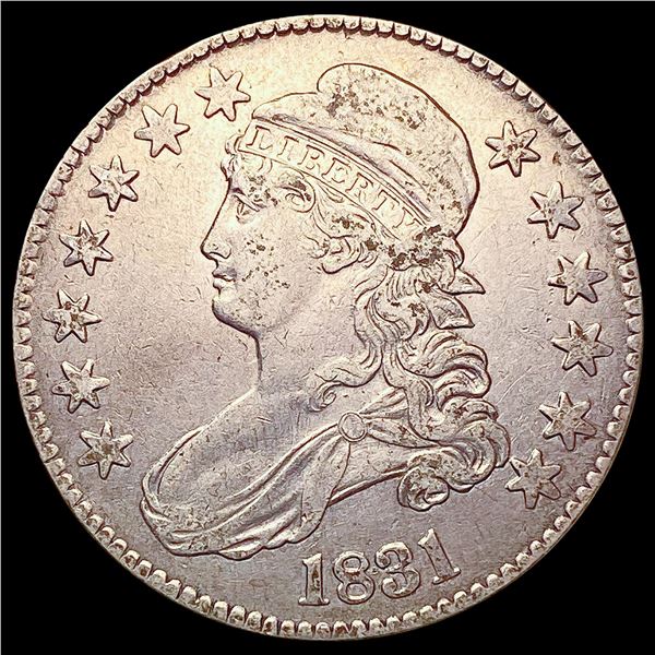 1831 Capped Bust Half Dollar LIGHTLY CIRCULATED