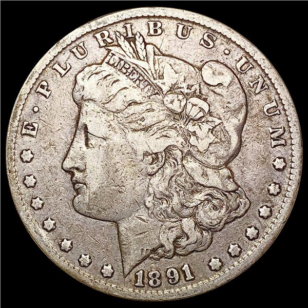 1891-CC Morgan Silver Dollar NICELY CIRCULATED