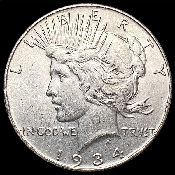 1934 Silver Peace Dollar CLOSELY UNCIRCULATED