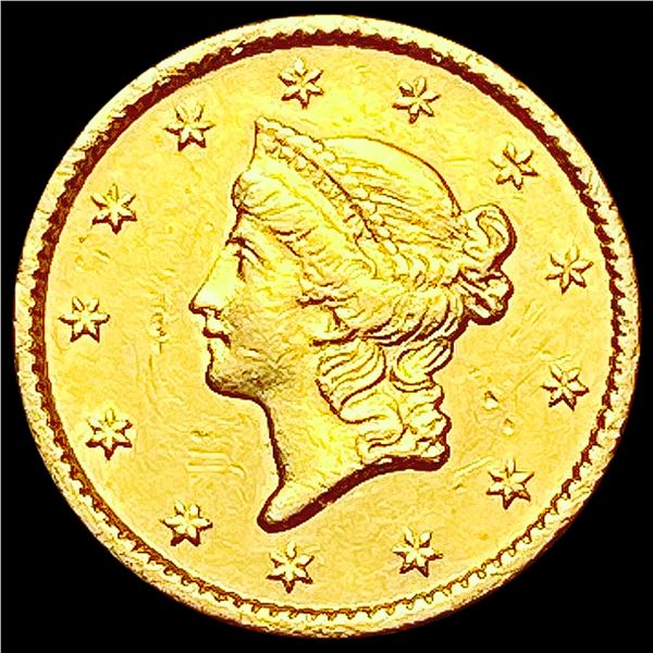 1851 Rare Gold Dollar NEARLY UNCIRCULATED