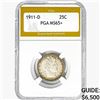 Image 1 : 1911-D Barber Quarter PGA MS65+