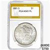 Image 1 : 1881-S Morgan Silver Dollar PGA MS65 PL