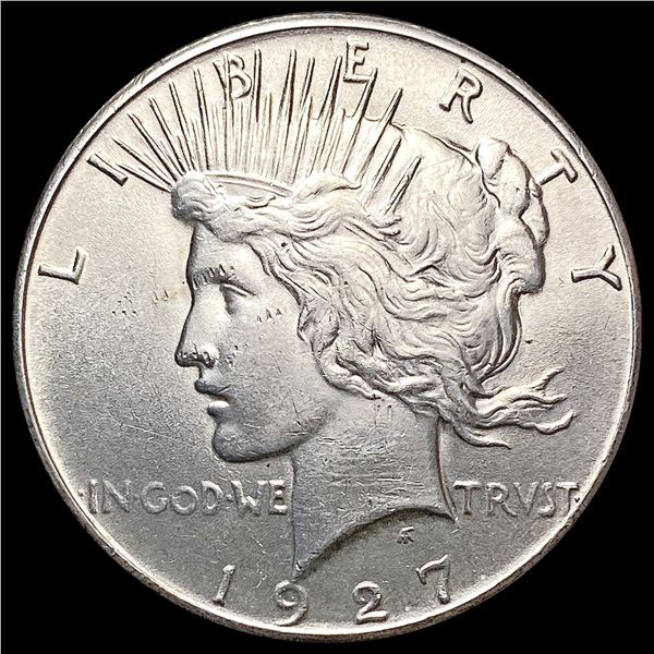 1927 Silver Peace Dollar CLOSELY UNCIRCULATED