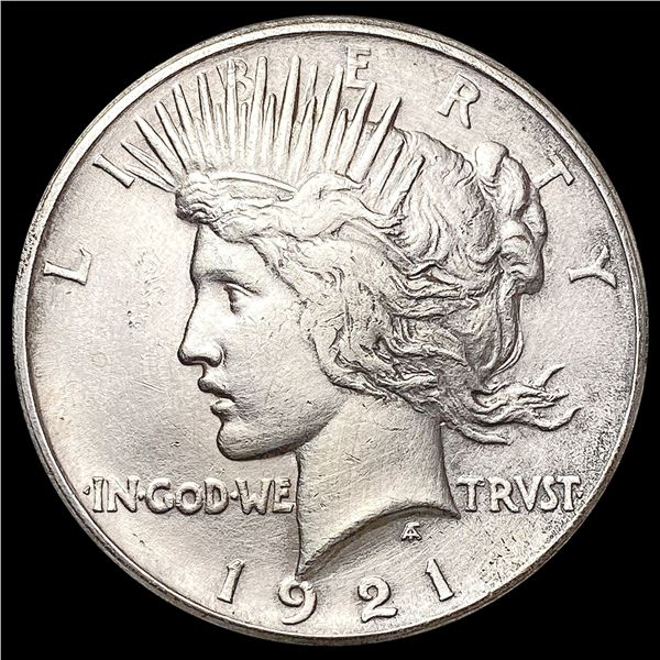1921 Silver Peace Dollar NEARLY UNCIRCULATED