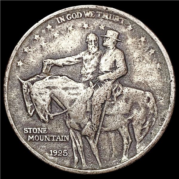 1925 Stone Mountain Half Dollar LIGHTLY CIRCULATED