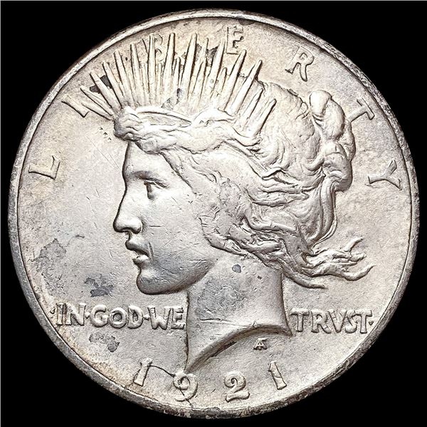 1921 Silver Peace Dollar CLOSELY UNCIRCULATED
