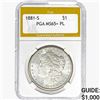 Image 1 : 1881-S Morgan Silver Dollar PGA MS65+ PL