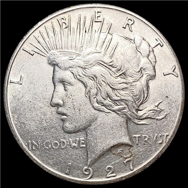 1927 Silver Peace Dollar CLOSELY UNCIRCULATED