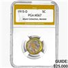 Image 1 : 1915-D Buffalo Nickel PGA MS67 Miami COLL. Monster