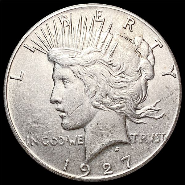 1927 Silver Peace Dollar CLOSELY UNCIRCULATED