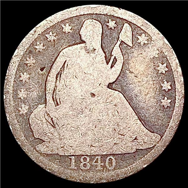 1840 Seated Liberty Half Dime NICELY CIRCULATED
