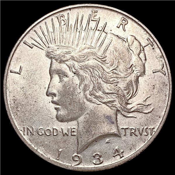 1934-D Silver Peace Dollar CLOSELY UNCIRCULATED