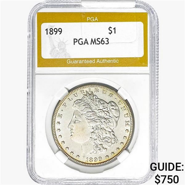 1899 Morgan Silver Dollar PGA MS63