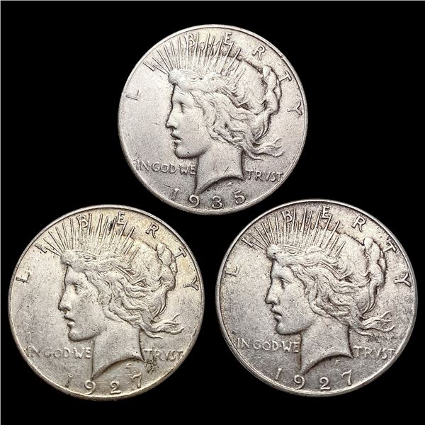 1927-1935 [3] Silver Peace Dollar LIGHTLY CIRCULAT