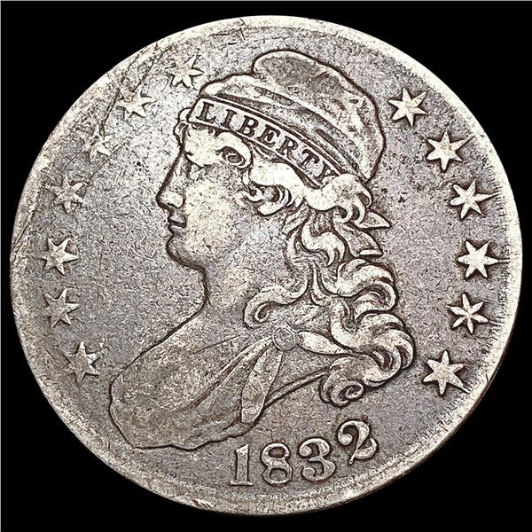 1832 Capped Bust Half Dollar LIGHTLY CIRCULATED
